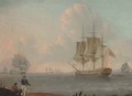 Ships of the fleet off the coast - Thomas Luny