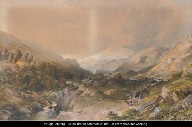 In the wilds of Wales - Thomas Lindsay