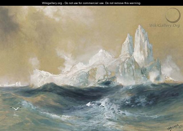 Icebergs - Thomas Moran
