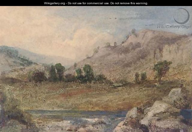 A river landscape - Thomas Miles Richardson, Jnr.