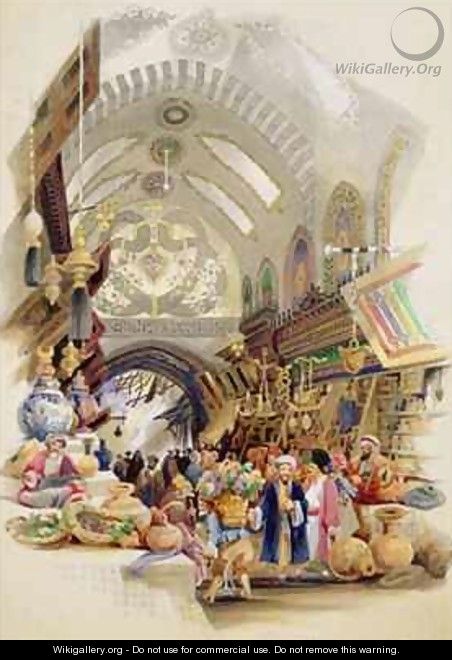The Missr Tcharsky, or Egyptian Market, in Constantinople - A. Margaretta Burr