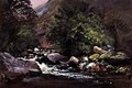 Study of Rocks on the River Lynn - William Corbett Burder