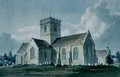 South east View of Dinton Church - John Buckler