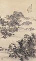 Landscape after Song Shimen - Zhu Lunhan
