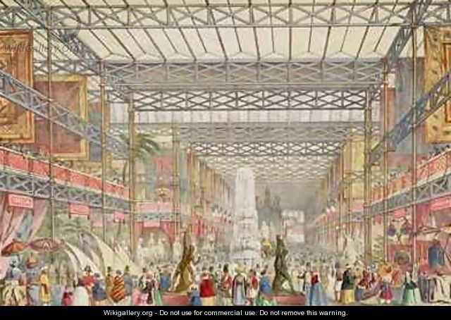 Interior of the Crystal Palace - Augustus Butler
