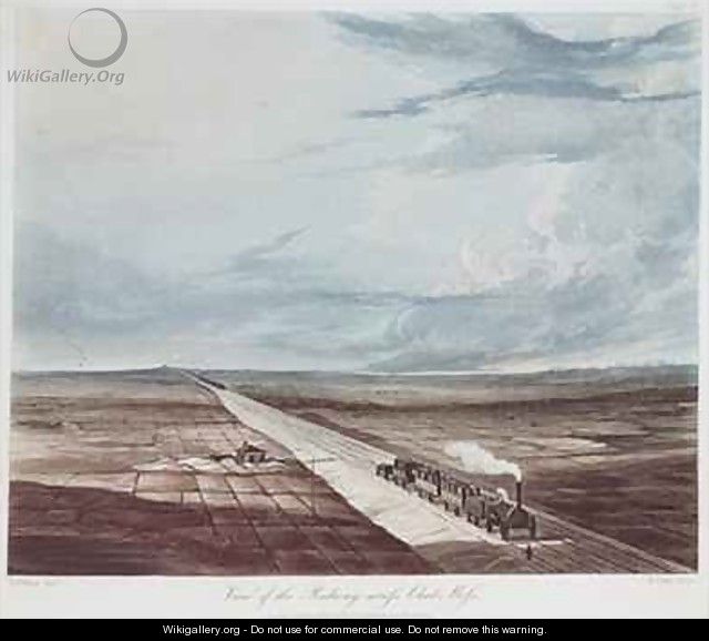 View of the Railway Across Chat Moss 2 - Thomas Talbot Bury