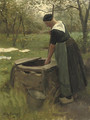 Fetching water from the well - Willy Martens