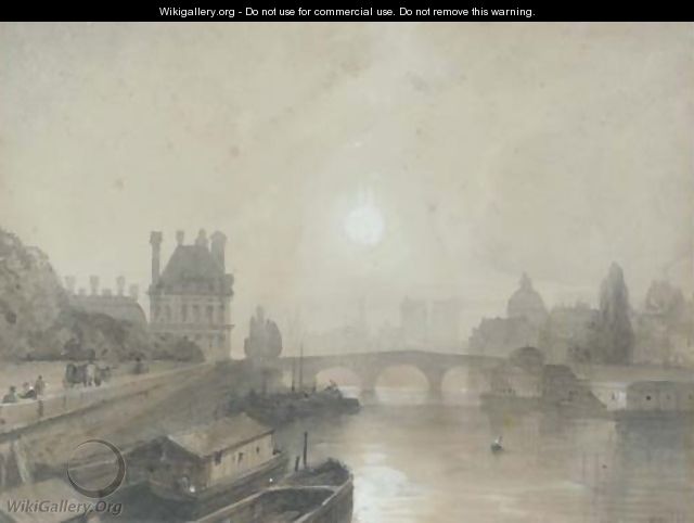Views of Paris from the Seine - William Wyld