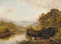 On the banks of the Teign, near Newton, Devon - William Williams Of Plymouth