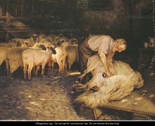 The shearer - Wright Barker