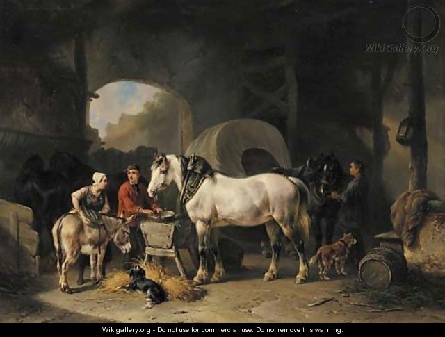 The return to the stable - Wouterus Verschuur