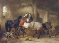 In the stable - Wouterus Verschuur