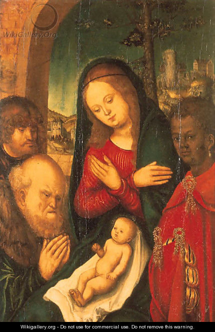 The Adoration of the Magi - (after) Lucas The Elder Cranach