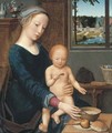 The Virgin and Child with the Milk Soup - (after) Gerard David
