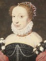 Portrait of a lady, possibly Jeanne d'Albret - (after) Clouet, Francois
