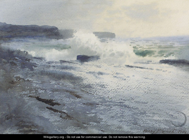 On the Rocks, Kilkee, Co. Kerry - William Percy French