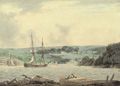Belle Vue from the passage at Cap Down, River Tamar, Cornwall - William Payne