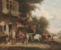 Refreshments outside the Crown - William Joseph Shayer