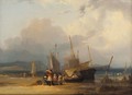 Fisherfolk on the beach 2 - William Joseph Shayer