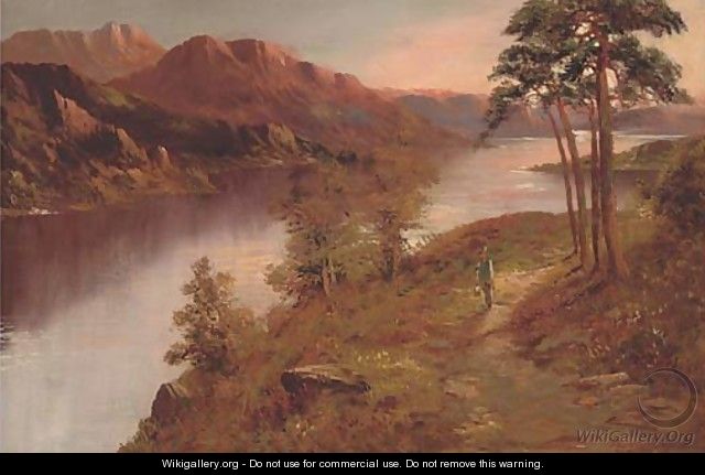 A sunlit stroll beside a river - William Richardson