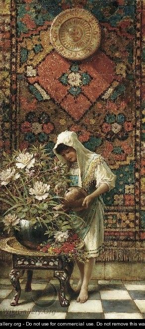 Tending the Flowers - William Stephen Coleman