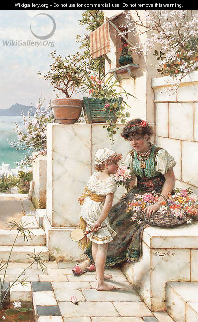 On the terrace - William Stephen Coleman