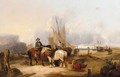 Fisherfolk on the Shore - William Joseph Shayer
