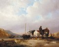 Travellers on a coastal path - William Joseph Shayer