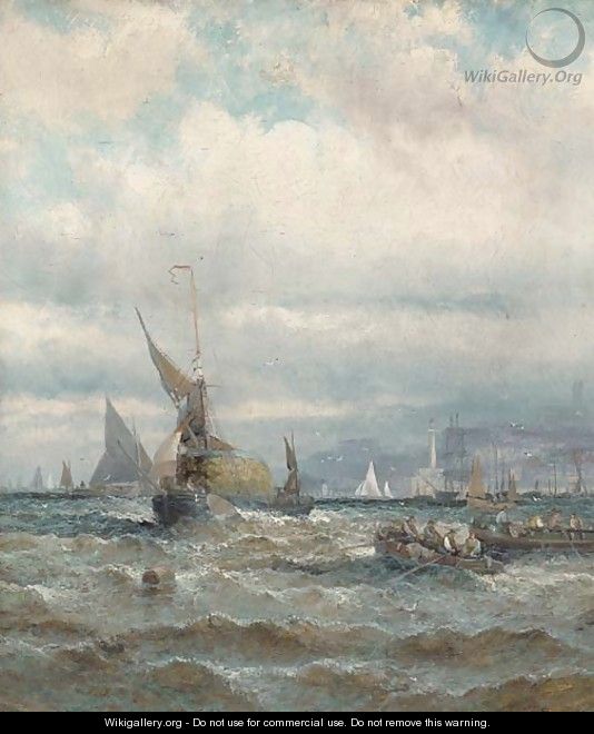 A fresh breeze off Margate - William A. Thornley or Thornbery