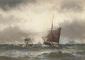 An approaching squall off the mouth of the Tyne - William Thomas Nicholas Boyce