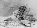 The escape of H.M.S. Calliope from Apia Harbour, Samoa, during the hurricane on 16th March, 1889 - William Lionel Wyllie