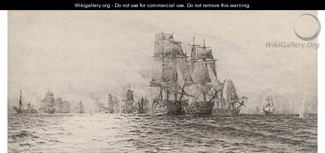 The Battle of Trafalgar 2 - William Lionel Wyllie