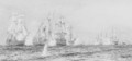 The Battle of Trafalgar (one illustrated) - William Lionel Wyllie