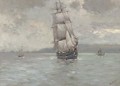 Running up the Channel - William Lionel Wyllie