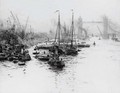 Eel boats off the Tower - William Lionel Wyllie