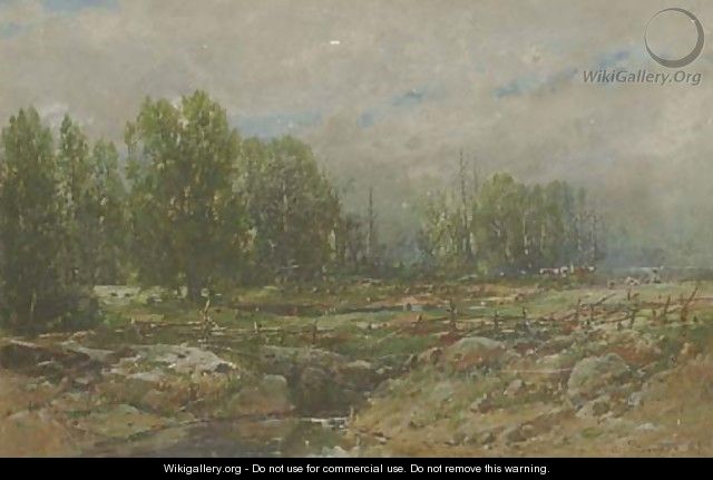 Landscape with Brook - William Louis Sonntag