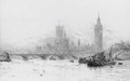 Westminster - Flood tide - William Lionel Wyllie