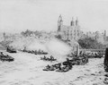 Tugs and barges on the Thames before the Tower - William Lionel Wyllie