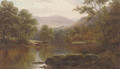 Cattle watering on the Conway, North Wales - William Mellor