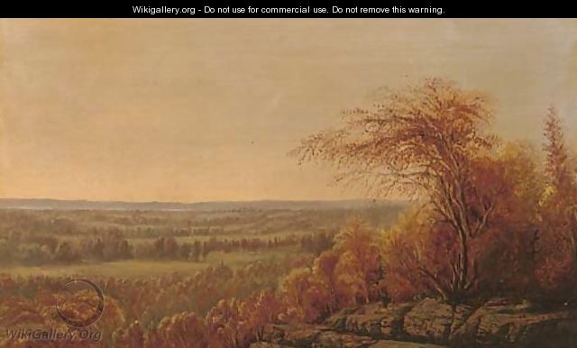 An autumnal landscape - William M. Hart