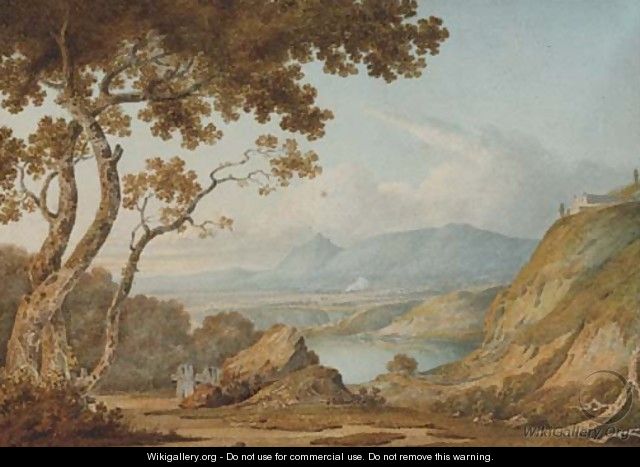 View over Lake Albano - William Marlow