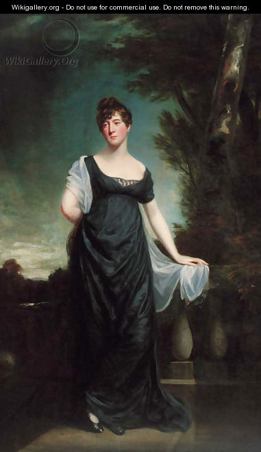 Portrait of Mrs Shaw of Greens Norton, Towcester - William Owen