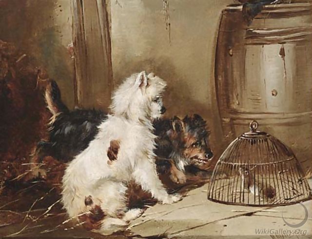 Terriers ratting - William Morris
