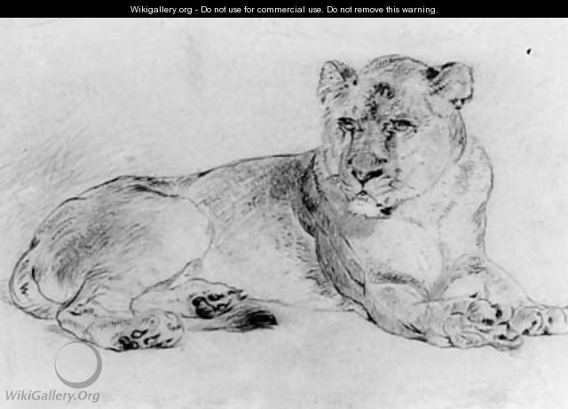 A lioness - William Huggins