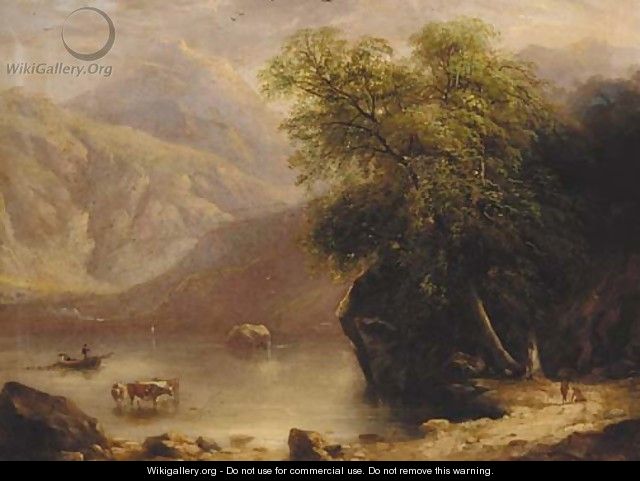 On the Dargle, Co Wicklow, from the Powerscourt Estate - William Howis