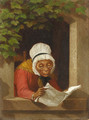 Reading the Paper - William Holbrook Beard