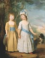 Double portrait of Elizabeth and Thomas Trower in a landscape - William Hoare Of Bath