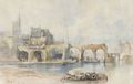 The River at Angers - William James Muller