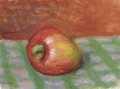 Apple on a Checkered Cloth - William Glackens
