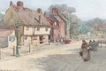 The cattle market, Sandwich - William Kay Blacklock